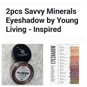 2pcs Savvy Minerals Eyeshadow by Young Living - Inspired